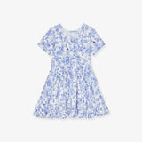 Briar Short Sleeve Ruffled Twirl Dress
