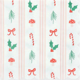 Festive Icon Stripes Small Napkins
