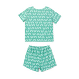 Rainbow Print 2-Piece Short Sleeve Tee & Short Playset