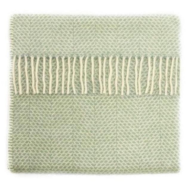 Mornington New Wool Baby Blanket - Duck Egg