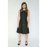 Daphne dress (ivory with gold metallic thread)