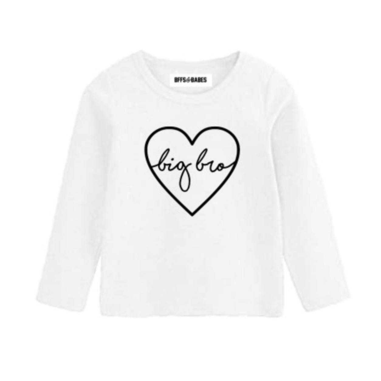 Big Bro Long Sleeve T-Shirt, White