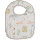 Cotton Muslin Classic Bib 3 Pack - Adobe Checker