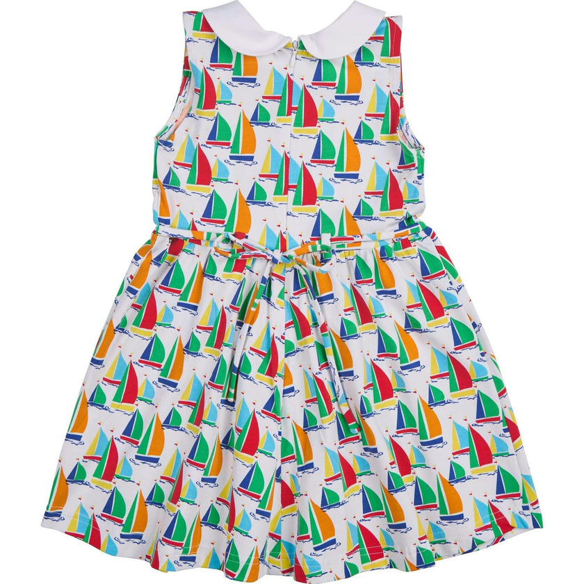 Sailboat Print Twirl Dress
