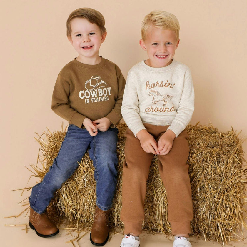 Horsin' Around Western Sweatshirt
