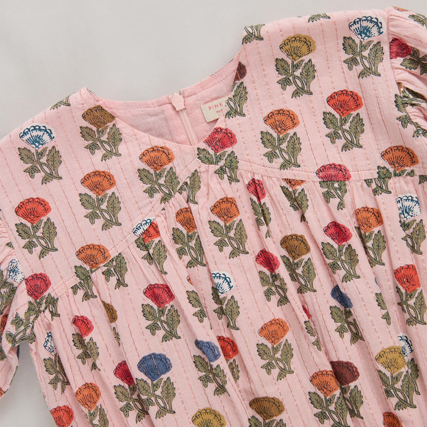 Baby Girls Wynne Bubble - Multi Flower Drop