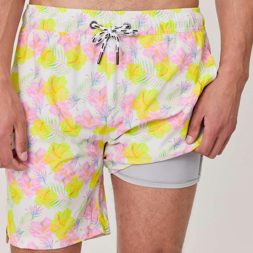 Mens Aloha Vacay Recycled Swim Short