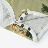 Forest Party Organic Cotton Long Sleeve One Piece