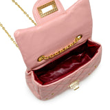 Classic Quilted Stud Flap Mini Handbag