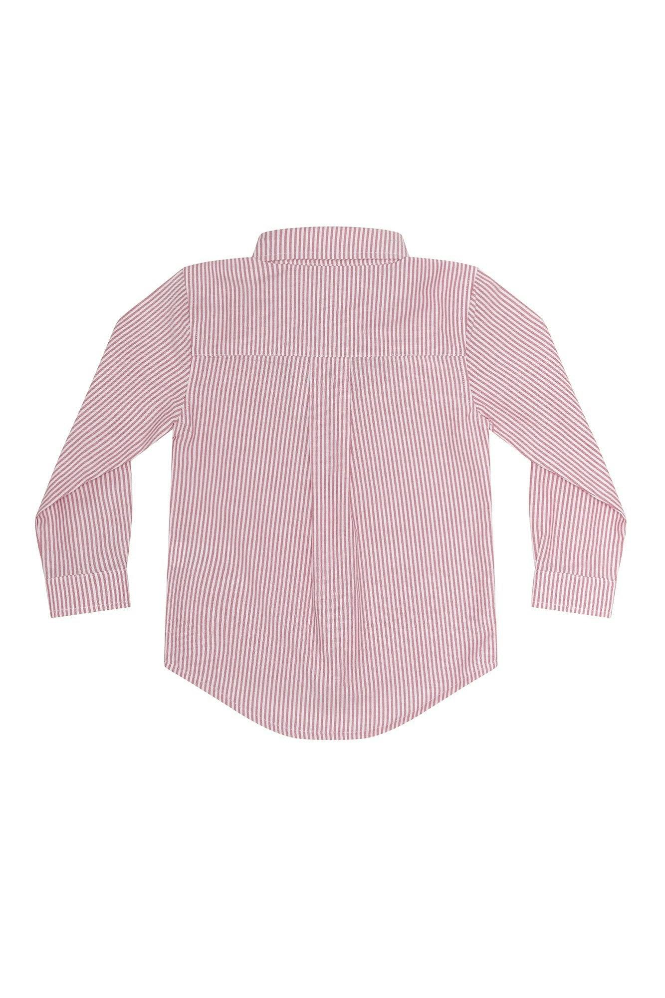 Red Stripes Long Sleeve Shirt