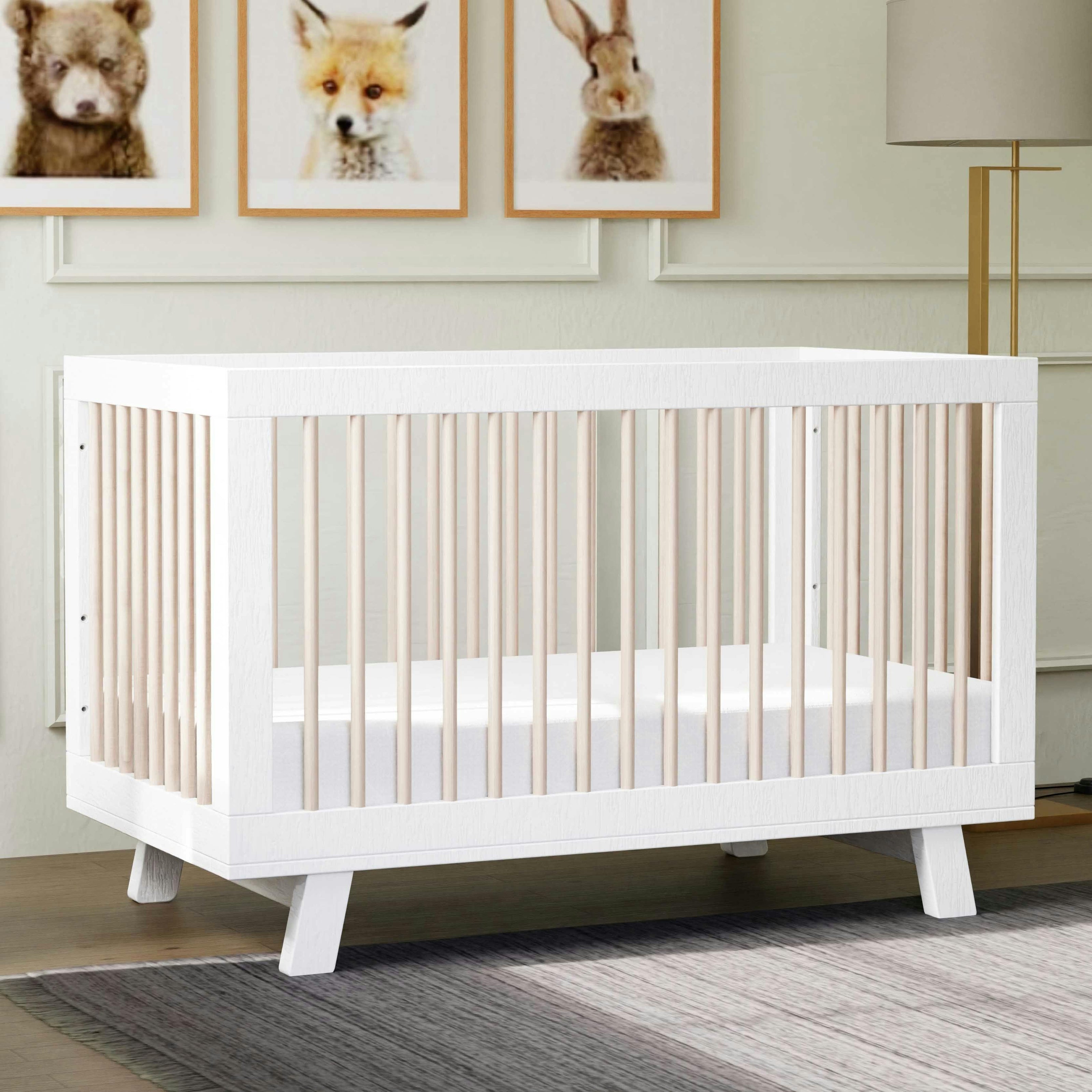 Babyletto Hudson 3-in-1 Convertible Crib with Toddler Bed Conversion Kit