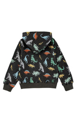 Soft Fleece Zip Up, Dinosaur Dudes