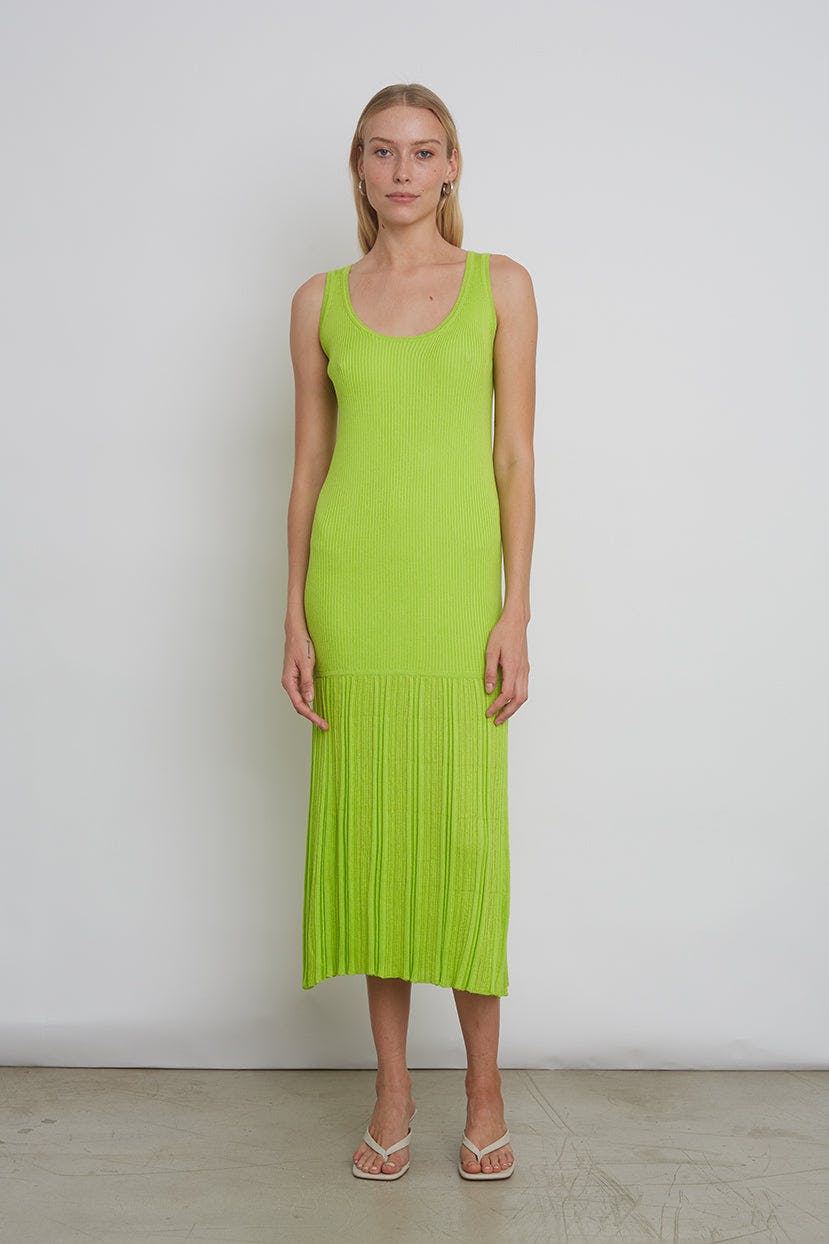 ANGELINA DRESS | NEON LIME | LAST ONE!