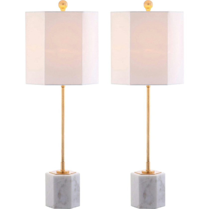 Set of 2 Magdalene Marble Table Lamps