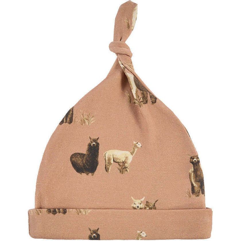Organic Cotton Knotted Beanie Hat