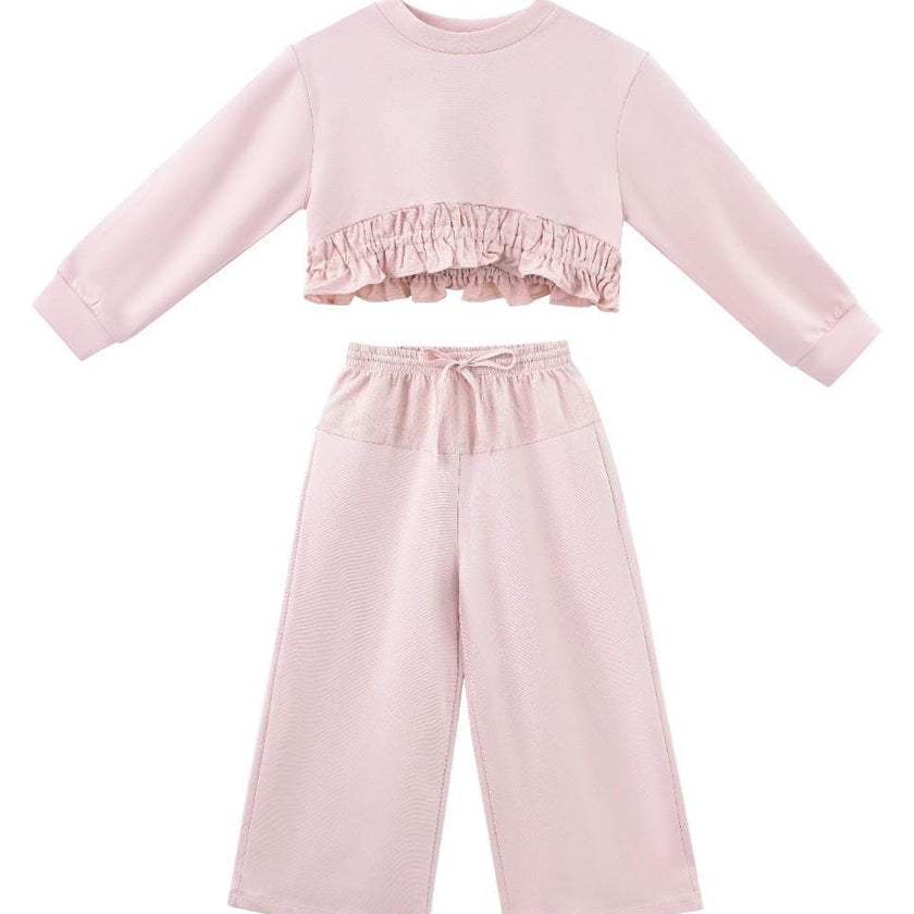 Pink Ruffle Co-Ord Set