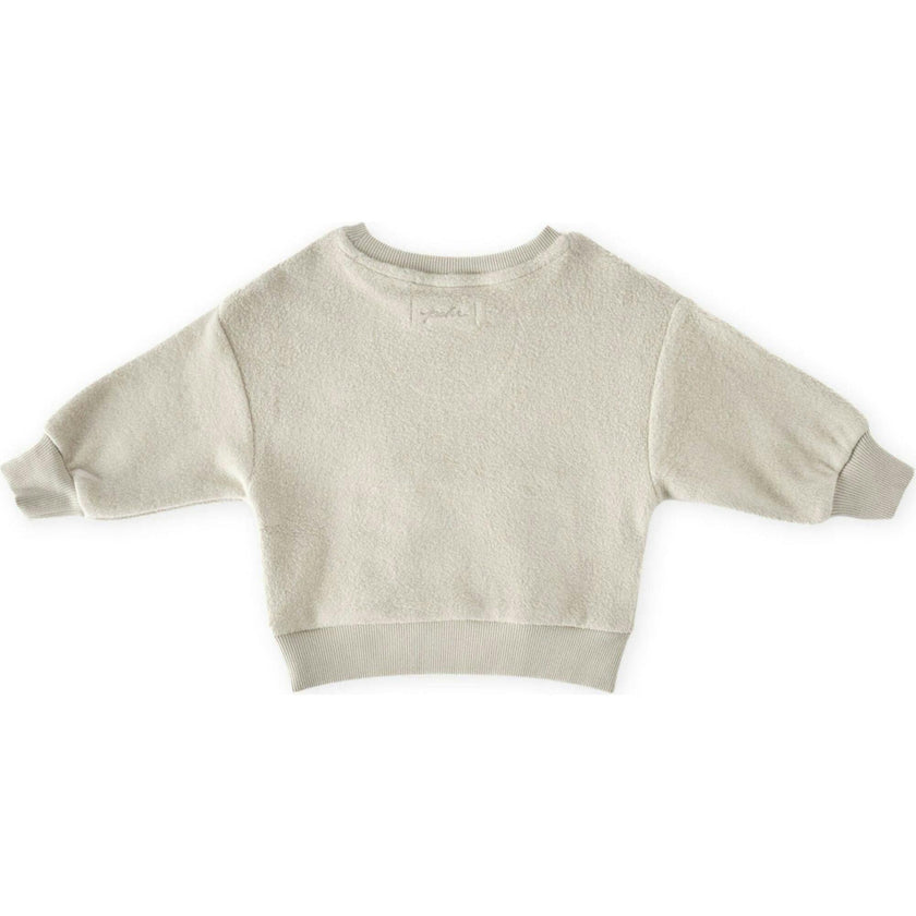Teddy Fleece Dropped Shoulder Sweatshirt
