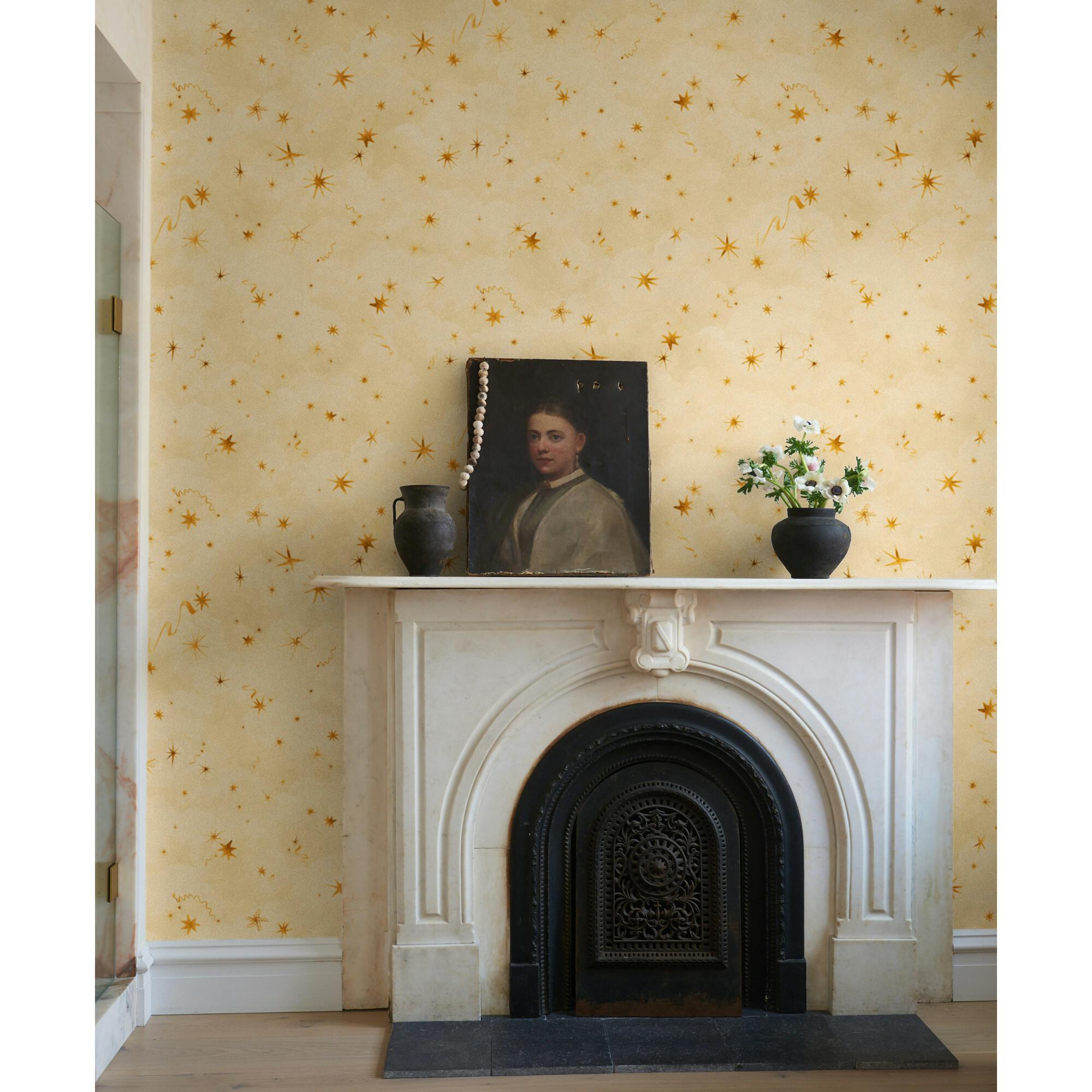 Luminaries Mid-Scale Design Textured Wallpaper