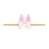 Shaker Easter Bunny Ear Bow Baby Headband