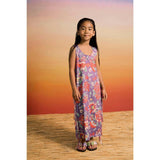 BEVERLY FRINGE DRESS DEEP PURPLE