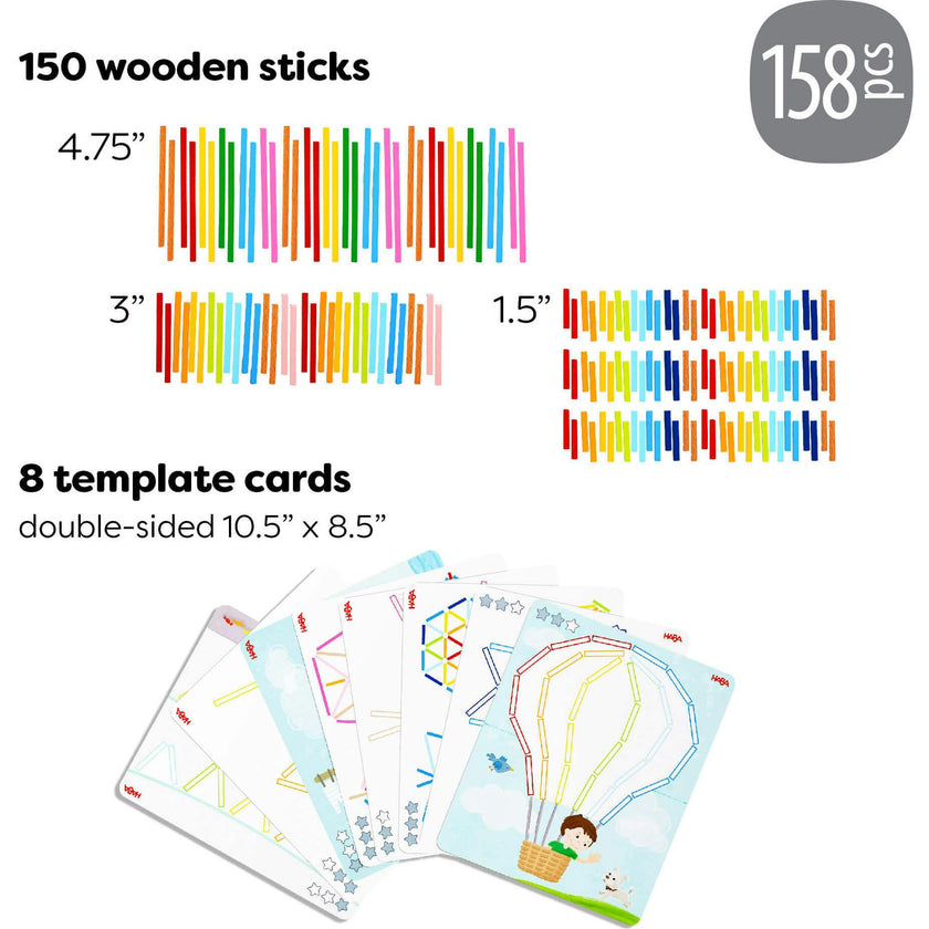 Stabix Wooden Arranging & Matching Game