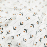 Stretch Knit Swaddle Blanket 2 Pack - Bunnies and Tulips