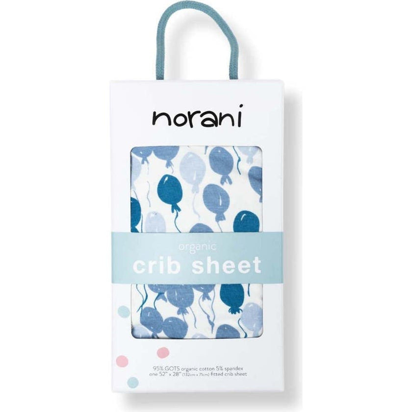 Organic Print Fitted Crib Sheet