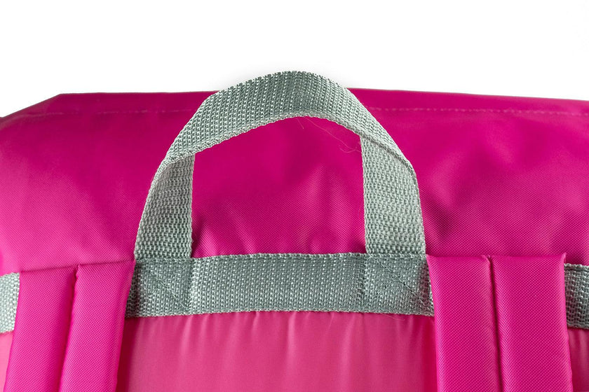 Sleep-n-pack: Packable Sleeping Bag, Big Kid 7-12+ yrs - Hibiscus Pink/Coconut Sherpa