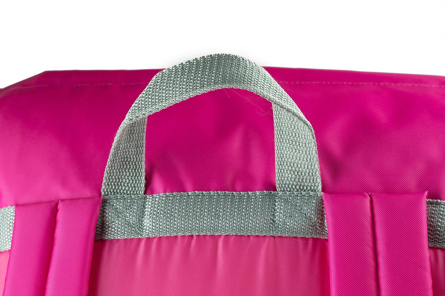 Sleep-n-pack: Packable Sleeping Bag, Big Kid 7-12+ yrs - Hibiscus Pink/Coconut Sherpa