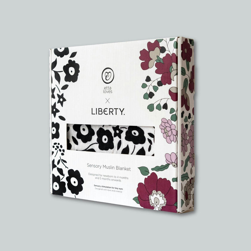 ETTA LOVES x LIBERTY – Sensory Muslin Blanket - Reversible