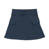 Rugby Stripe Pocket A-Line Short Skirt