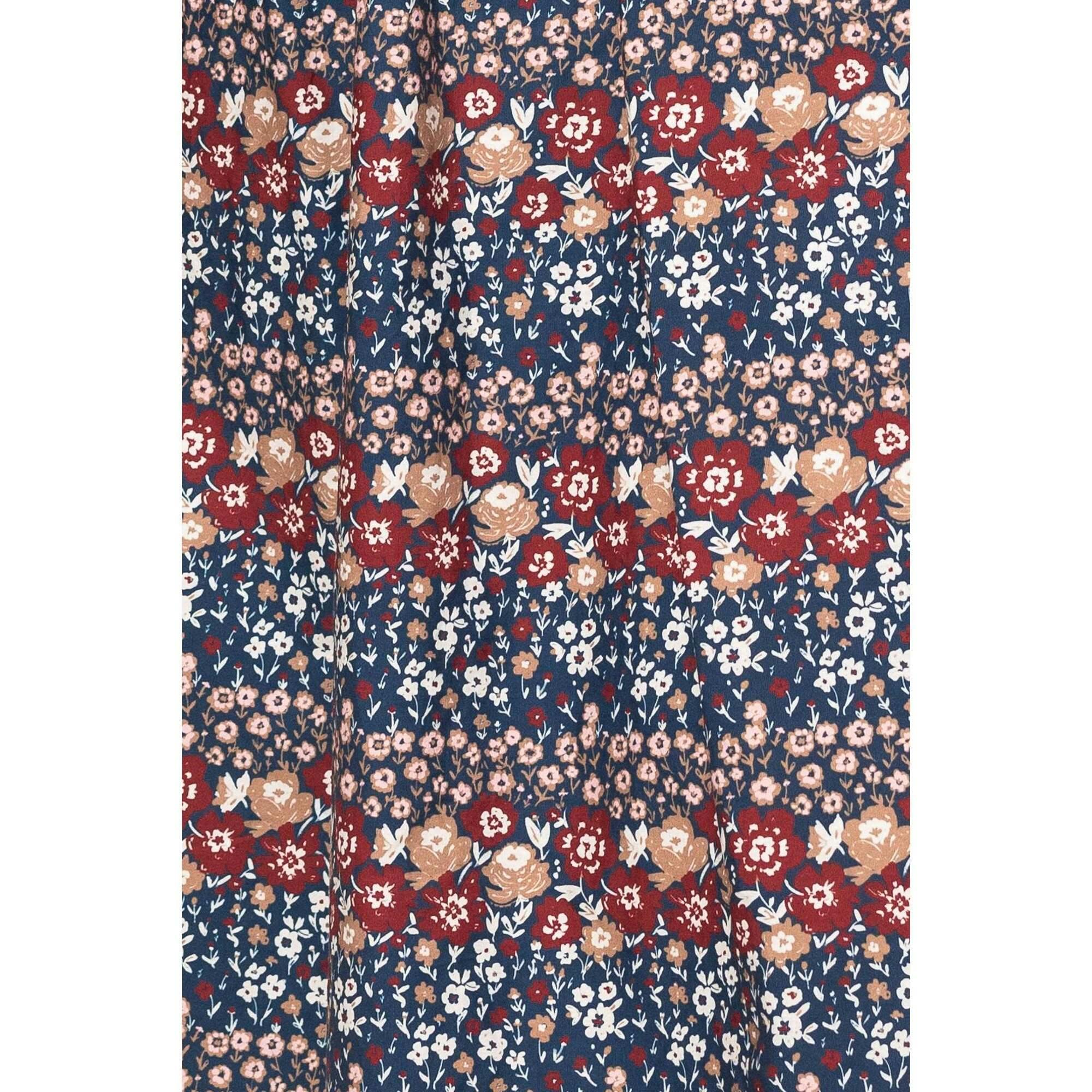 Parker Dress in Dusk Floral Medley