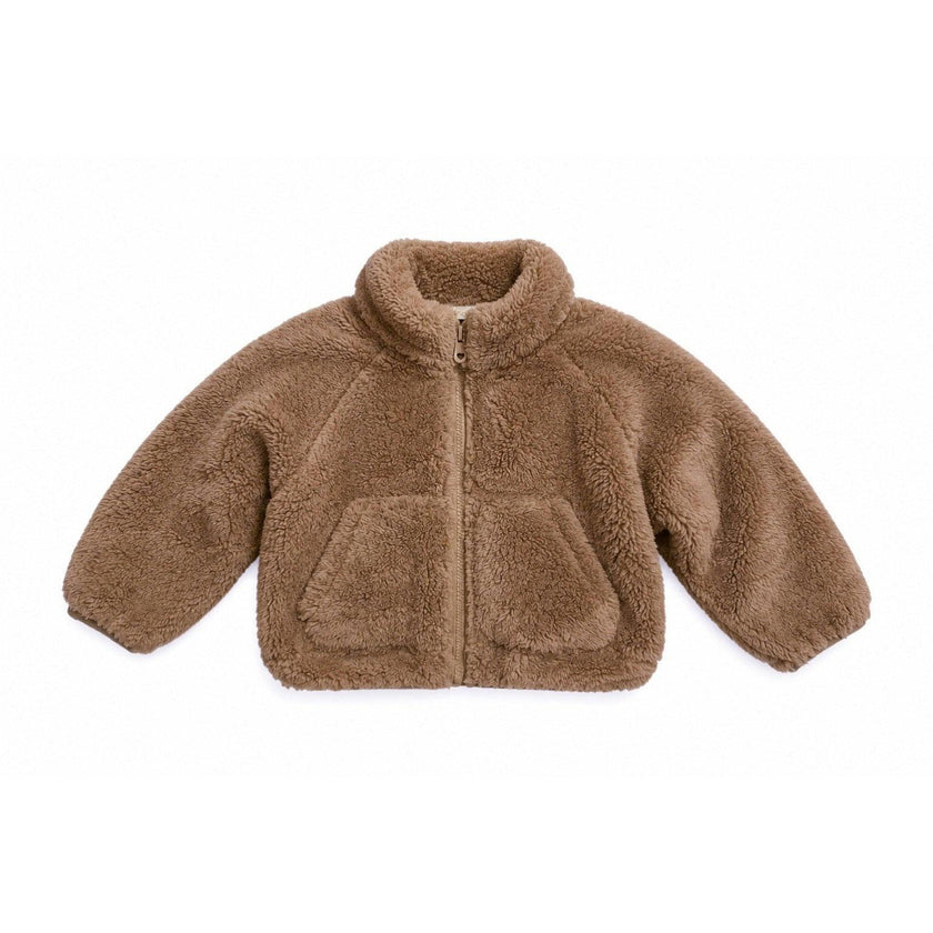 Brown Teddy Cardigan Jacket
