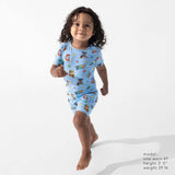 PAW Patrol: Varsity Blue Bamboo Kids Pajama Short Set