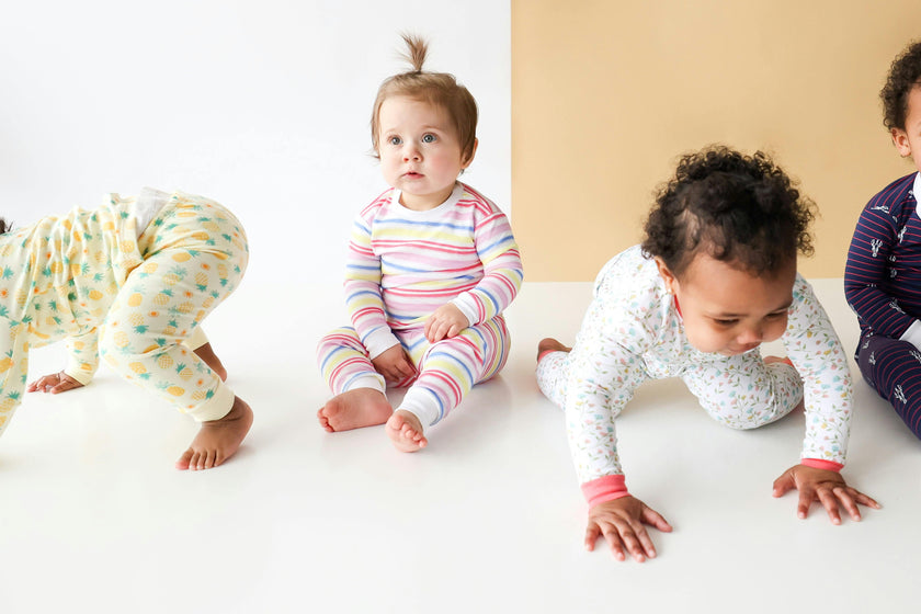 Rainbow Stripe 2-piece Pajama