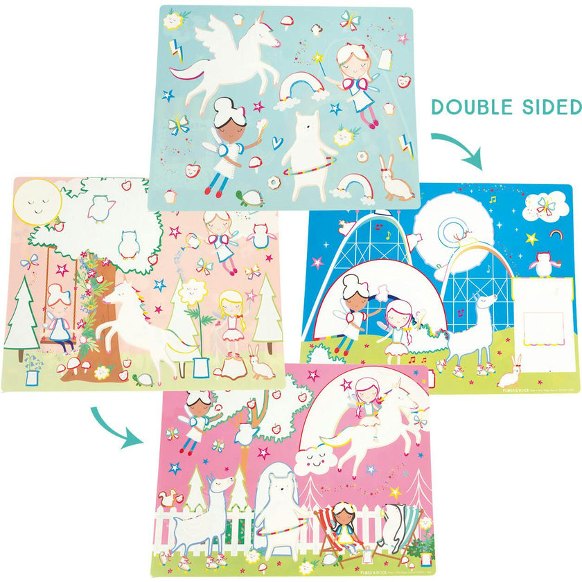 Magic Color Changing Water Placemats - Rainbow Fairy