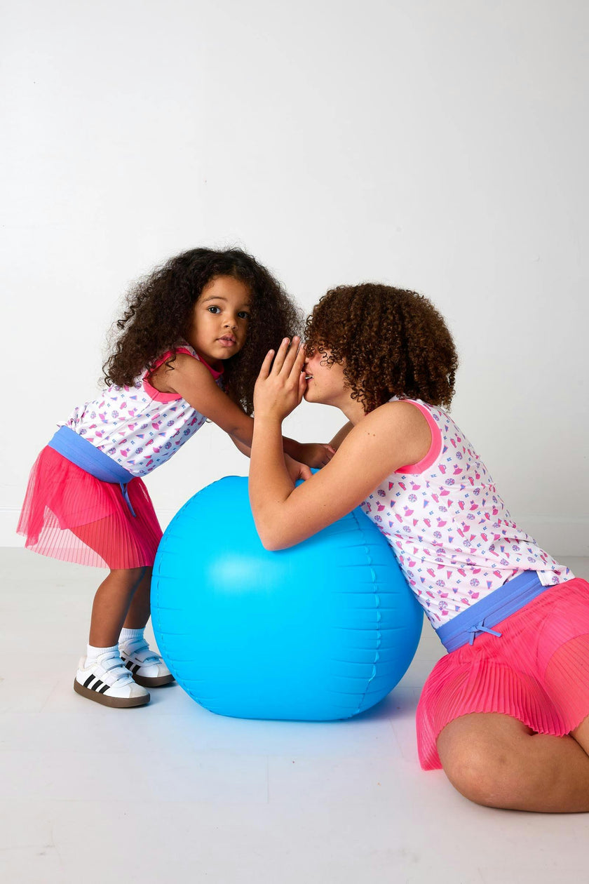 tutu print muscle tank