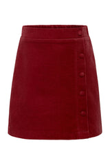 Reese Skirt Red Corduroy