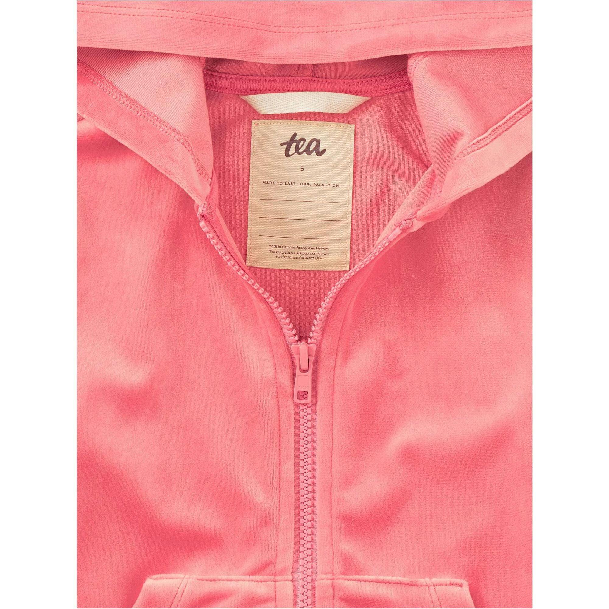 Ears Velour Hoodie, Purple