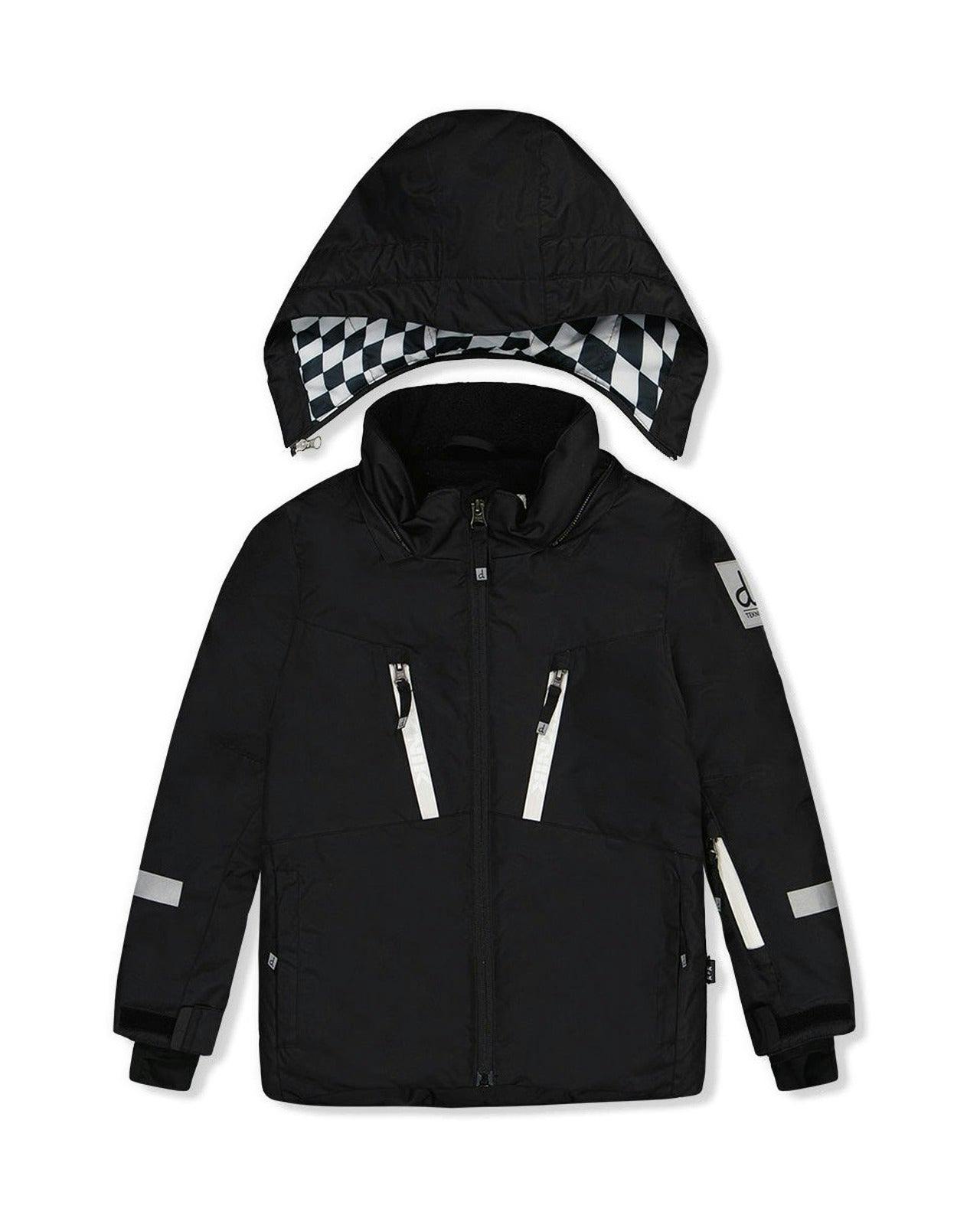 Two Piece Teknik Snowsuit Black And White