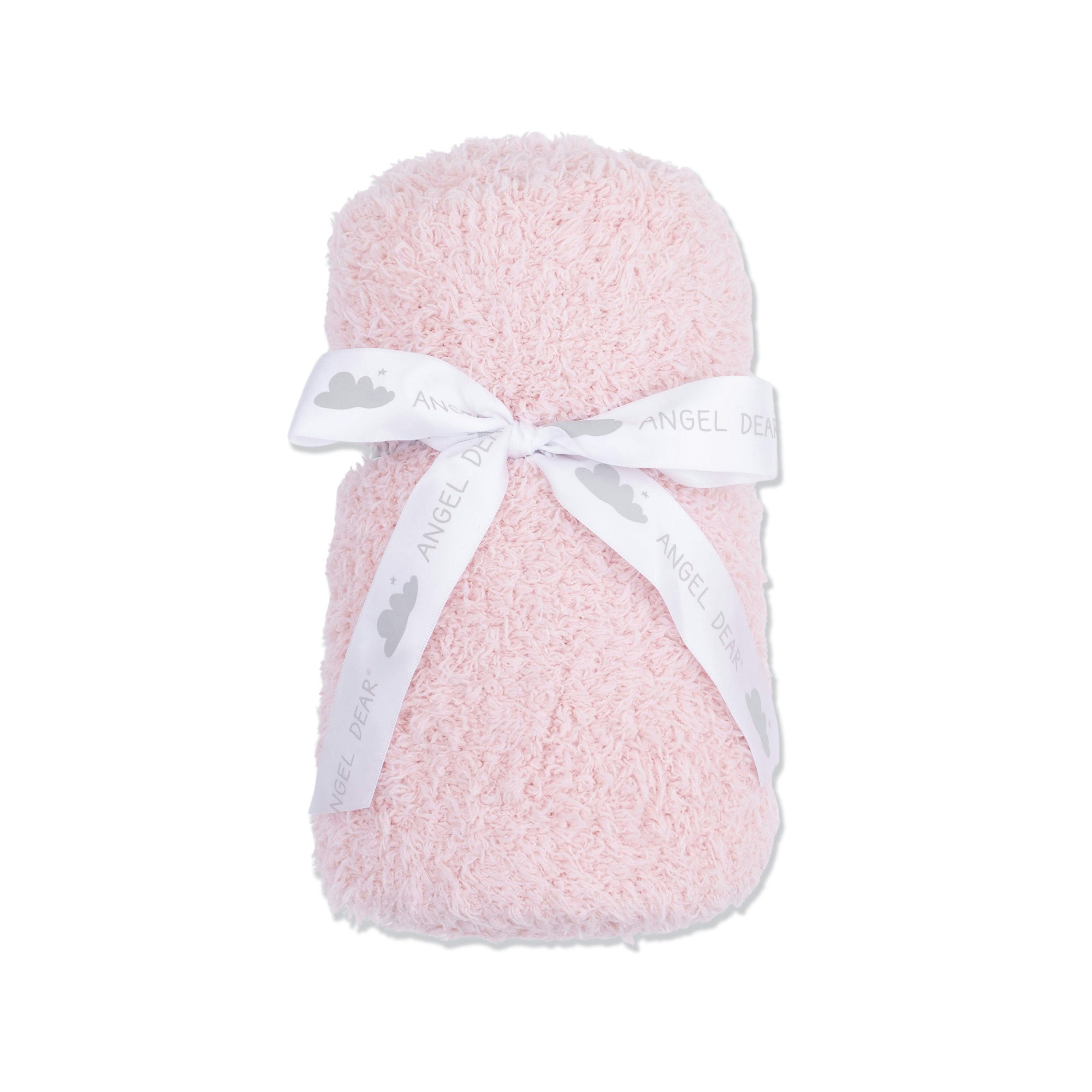 Chenille - Blush Stroller Blanket