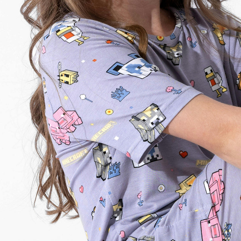 Minecraft Pixel Pals Kids Pajama Short Set