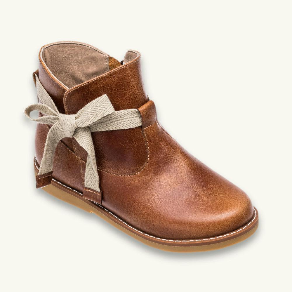 Sunny Bootie | Brown Leather