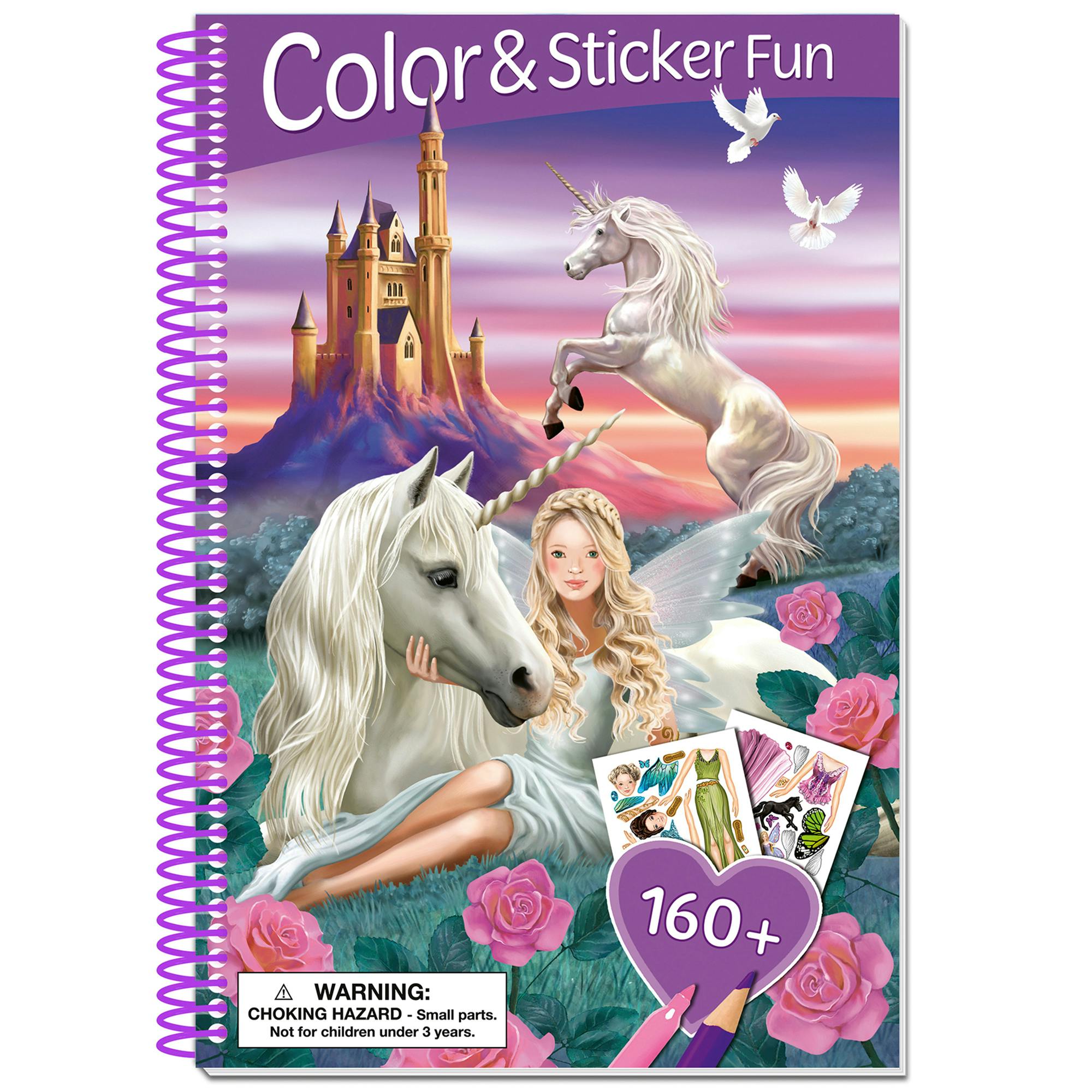 Color & Sticker Fun: Elves
