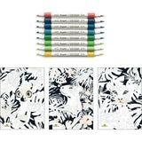 Artissimo - Acrylic Markers By Numbers Jungle - 7y+
