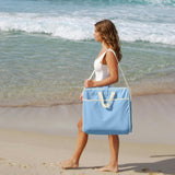 Take Anywhere Folding Chair: La Mer Med Blue