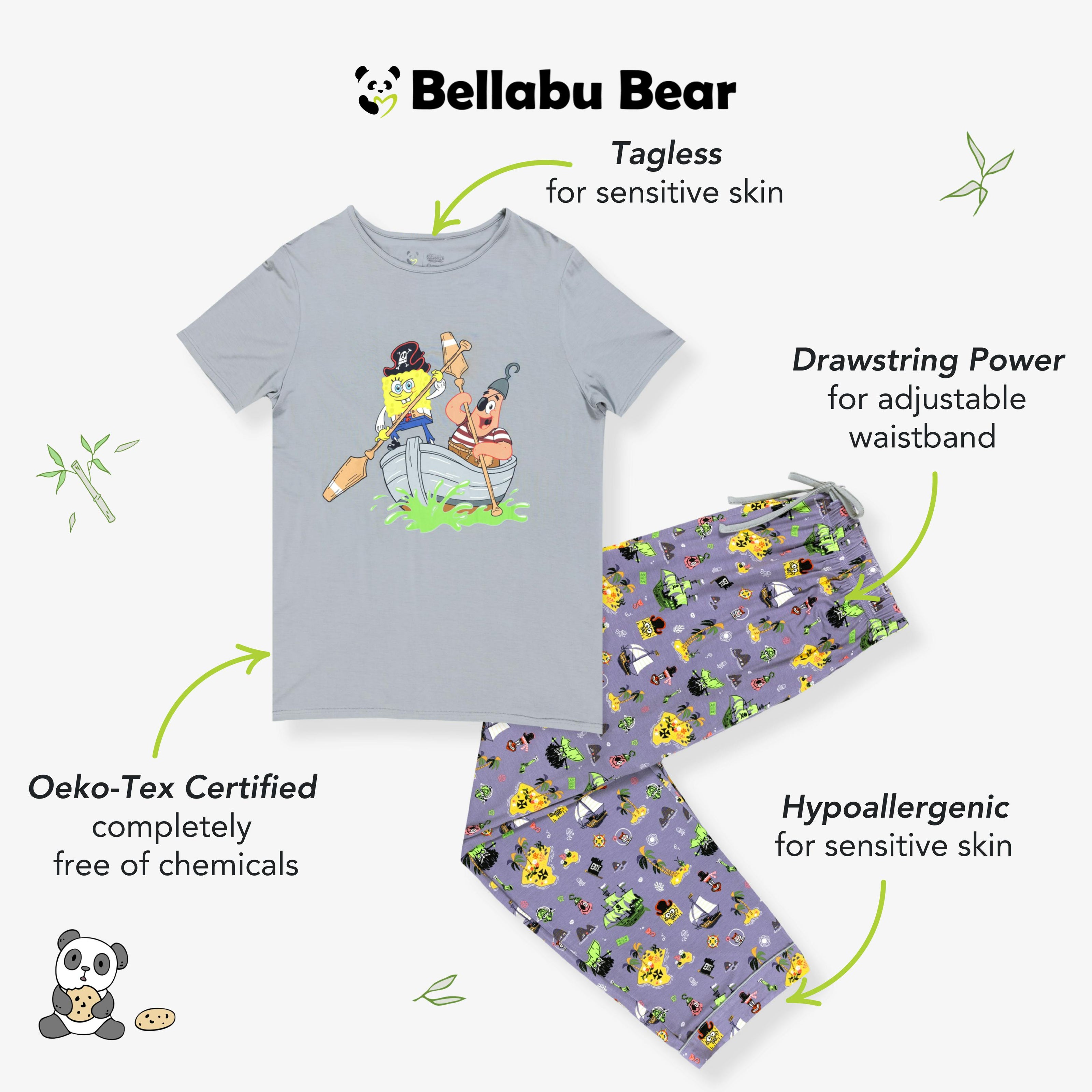 SpongeBob SquarePants: Flying Dutchman Bamboo Men's Pajama Set