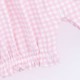 Bubbly Whale with Bow  Pink - Ruffle Playsuit