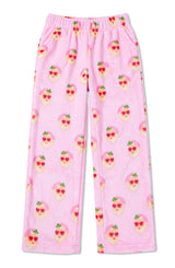 Cool Santa Girls Print Plush Pants