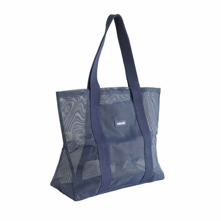 Beach Hauler™ - Mini Mesh Beach Bag – Deep Sea